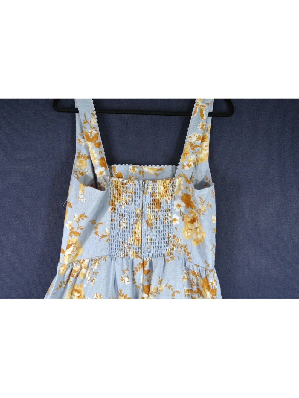 New, Reformation Rowen Lace-Trimmed Floral-Print Linen Midi Dress Sz 8 #MD2095 - Picture 4 of 9